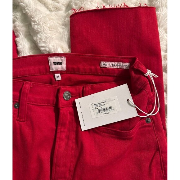 NWT edwin bree scarlet jeans NWT 25 - Picture 4 of 4